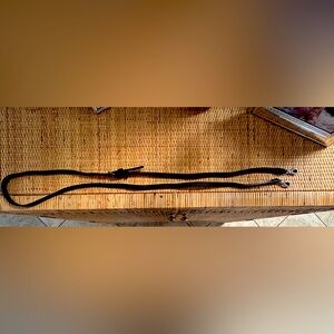 Bandolier " black pebbled " Hailey strap new